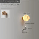 GobekUsa Astronaut Moon Wall Lamp: Creative 3D Printing Light for Kids' Bedroom.