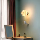 GobekUsa Astronaut Moon Wall Lamp: Creative 3D Printing Light for Kids' Bedroom.