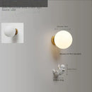 GobekUsa Astronaut Moon Wall Lamp: Creative 3D Printing Light for Kids' Bedroom.
