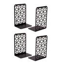 3D Cube Bookends 2-Pack – Geometric Metal Book Ends by Geomod