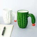 GobekUsa 3D Cactus Style Ceramic Mug with Special Handle - Tea, Coffee, Milk Cup