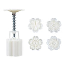 3d cherry blossom mooncake mold for kitchen baking by Decorbites