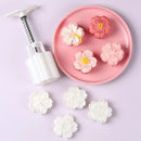 3d cherry blossom mooncake mold for kitchen baking by Decorbites