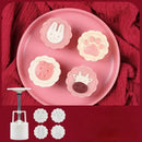 3d cherry blossom mooncake mold for kitchen baking by Decorbites
