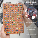 3D Wooden World Map Alcor
