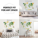 3D Wooden World Map Surface by Enjoy The Wood