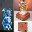 3d firework bear night light – bedroom color changing led lamp by Decorbites