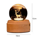 GobekUsa Crystal Ball Night Light USB Music Box Universe Globe 3D Lamp