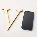 3d gold & silver mirror letters wall stickers – living room decor by Decorbites