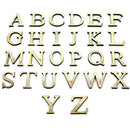 3d gold & silver mirror letters wall stickers – living room decor by Decorbites
