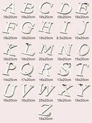 3d gold & silver mirror letters wall stickers – living room decor by Decorbites