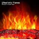 23 Inches 3D Free Standing Electric Fireplace Stove 5215