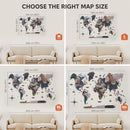 3D LUMINOUS LED Wooden World Map 2.0 Mystery