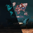 3D LED / LUMINOUS Wooden World Map 3.0 Duna by Enjoy The Wood