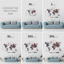 3D LED / LUMINOUS Wooden World Map 3.0 Duna by Enjoy The Wood