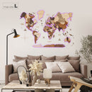 3D LED Wooden World Map 3.0 Multicolor by Enjoy The Wood