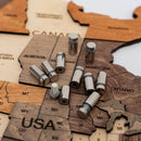 3D LED Wooden World Map 3.0 Multicolor by Enjoy The Wood