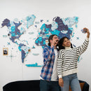 3D LED / LUMINOUS Wooden World Map 3.0 Ocean by Enjoy The Wood