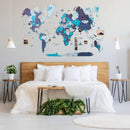 3D LED / LUMINOUS Wooden World Map 3.0 Ocean by Enjoy The Wood