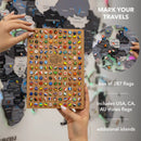 3D LUMINOUS LED Wooden World Map 2.0 Nordik by Enjoy The Wood