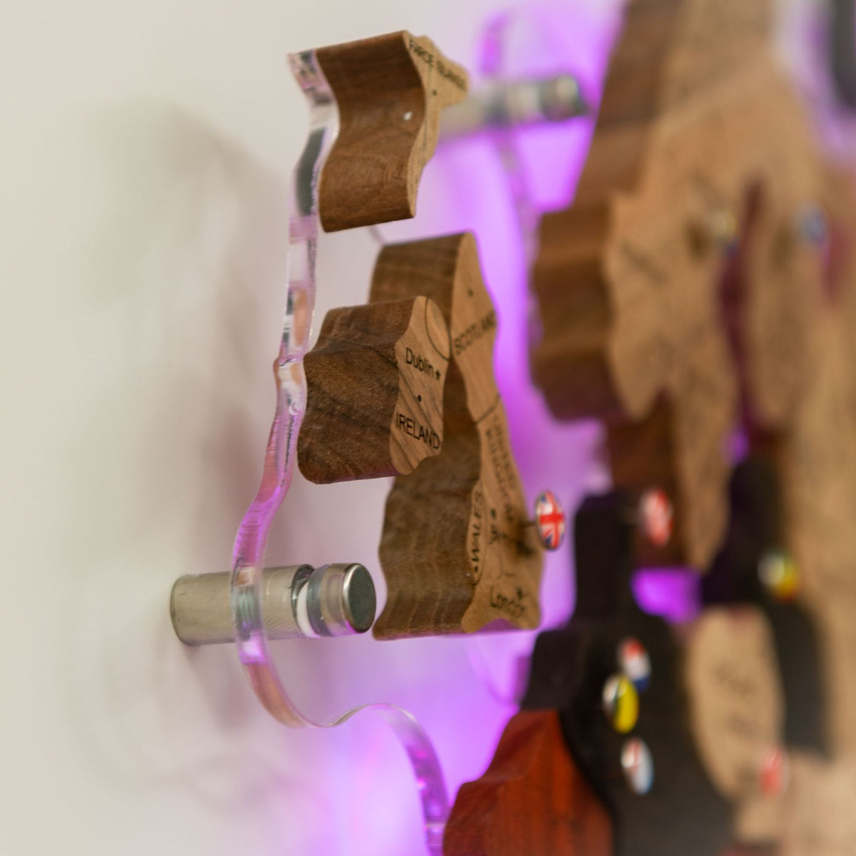 3D Solid Wooden World Map, photo 10 of 21