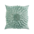 3d velvet flower pillow covers yellow & beige living room decor by Decorbites