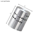 GobekUsa 3D Whirling Wall Light Kit with RGB Color-Changing Metal Wine Pub LED Sconce Lamp