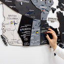 3D Wooden Map of Canada – Nordik