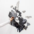 3D Wooden Map of Canada – Nordik