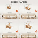 3D Wooden Map of Canada – Oak