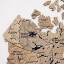 3D Wooden Map of Canada – Terra