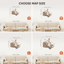3D Wooden Map of Canada – Terra