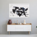 3D Wooden USA Map on Board Nordik by Enjoy The Wood