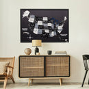 3D Wooden USA Map on Board Nordik by Enjoy The Wood