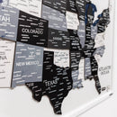 3D Wooden USA Map on Board Nordik by Enjoy The Wood