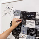3D Wooden USA Map on Board Nordik by Enjoy The Wood