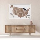 3D Wooden USA Map on Board - Terra by Enjoy The Wood
