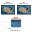 3D Wooden USA Map on Board - Terra by Enjoy The Wood