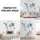 3D Wooden World Map Aqua by Enjoy The Wood