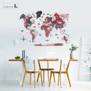 3D Wooden World Map Cliff by Enjoy The Wood