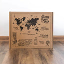 3D Wooden World Map Cruise by Enjoy The Wood