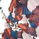 3D Wooden World Map Dune by Enjoy The Wood