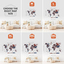 3D Wooden World Map Dune by Enjoy The Wood