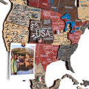 3D Wooden World Map Fusion by Enjoy The Wood