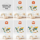 3D Wooden World Map Indie by Enjoy The Wood