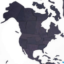 3D Wooden World Map Midnight by Enjoy The Wood