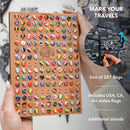3D Wooden World Map Midnight by Enjoy The Wood