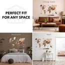 3D Wooden World Map Multicolor by Enjoy The Wood