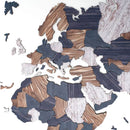 3D Wooden World Map Mystery by Enjoy The Wood