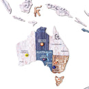 3D Wooden World Map Mystery by Enjoy The Wood